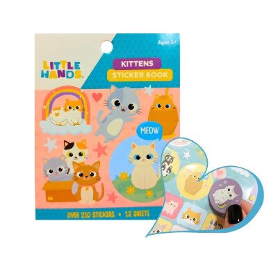 Libreta de stickers gatitos Colours