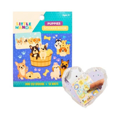 Libreta de stickers perritos Colours
