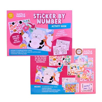 Libro de actividades con stickers animales del bosque Colours