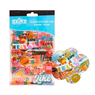 Stickers transparentes x 6 planchas summer vibes Colours