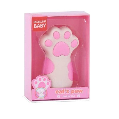 Goma huella gigante en caja Colours