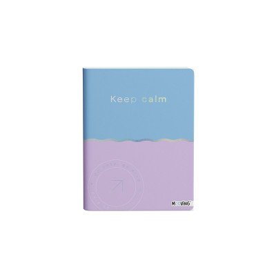 Cuaderno 16x21 cm cosido tapa flexible Pastel Block I x48 hojas rayado Mooving