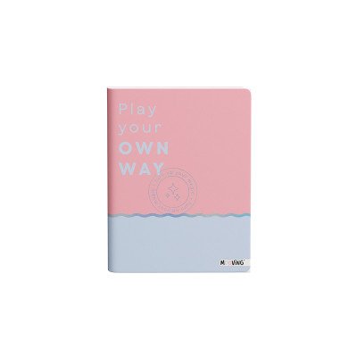 Cuaderno 16x21 cm cosido tapa flexible Pastel Block II x48 hojas rayado Mooving