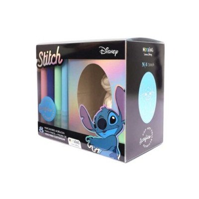Set marcadores acrílicos Stitch Pop art collectible + figura 3D Mooving