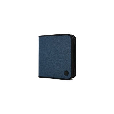 Carpeta 3 anillos con cierre Grain blue FW