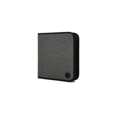 Carpeta 3 anillos con cierre Grain grey FW