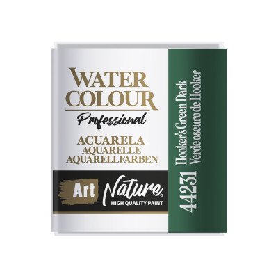 Acuarela en pan Verde Oscuro de Hooker x4 gramos Art Nature