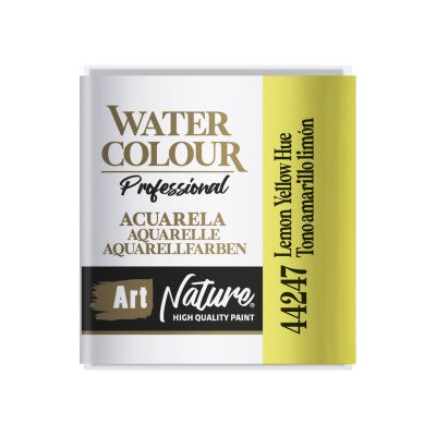 Acuarela en pan Tono Amarillo Limon x4 gramos Art Nature