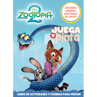 Libro para pintar x24 páginas Zootopia 2 N°9 Editorial Vértice