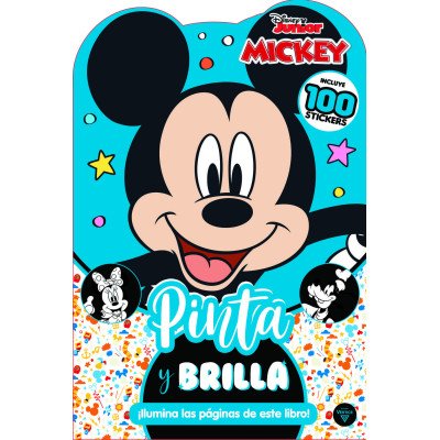 Libro coloring x16 páginas +stickers Mickey DJ Editorial Vértice
