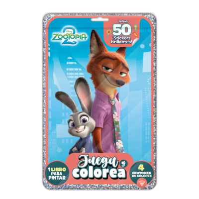 Flow pack Juega y colorea Zootopia 2 Editorial Vértice
