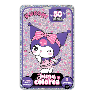Flow pack Juega y colorea Kuromi Editorial Vértice