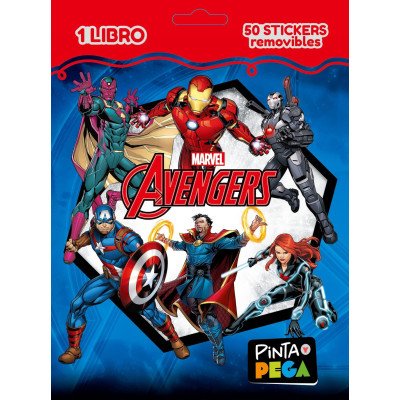 Sobre Pinta y pega Marvel Editorial Vértice