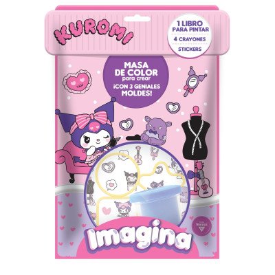 Flow pack Imagina masas de color Kuromi Editorial Vértice