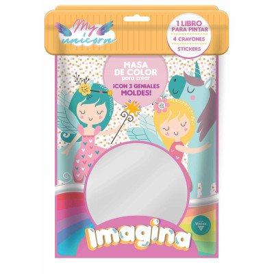 Flow pack Imagina masas de color Unicornios Editorial Vértice