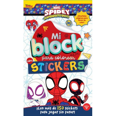 Mi block +stickers Spidey & Friends Editorial Vértice