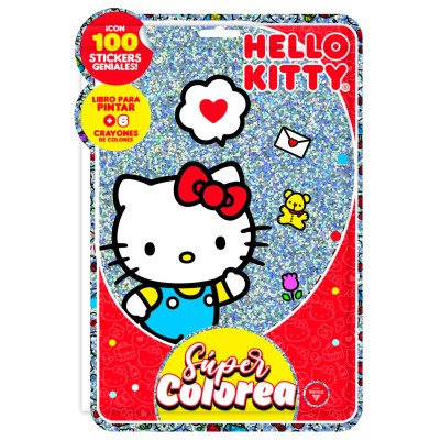 Flow Pack Super colorea Hello Kitty Editorial Vértice