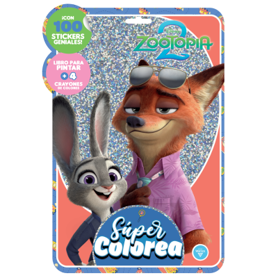 Flow Pack Super colorea Zootopia 2 Editorial Vértice