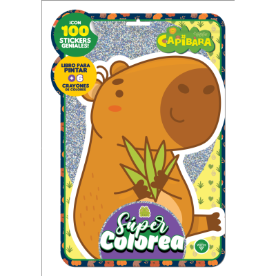 Flow Pack Super colorea Capibara Editorial Vértice