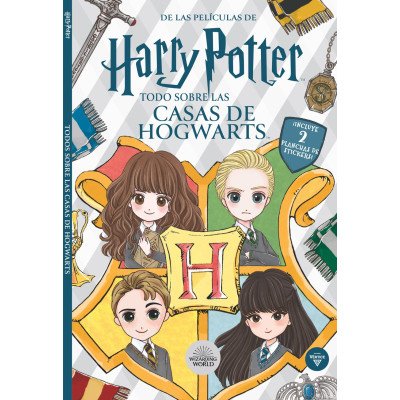 Libro Harry Potter Todo sobre las casas Hogwarts x112 páginas Editorial Vértice