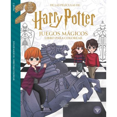 Libro Harry Potter coloring juegos magicos x96 páginas  Editorial Vértice