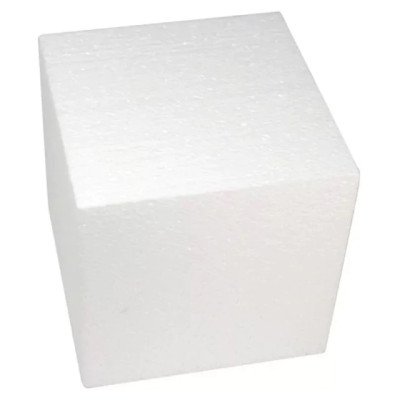 Cubo de 20 cm de telgopor