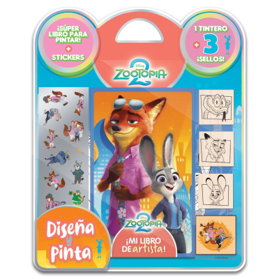 Blister diseña y pinta Zootopia 2 Editorial Vértice