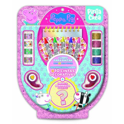 Blister Pinta y crea Peppa Pig Editorial Vértice