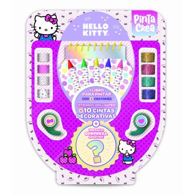 Blister Pinta y crea Hello Kitty Editorial Vértice