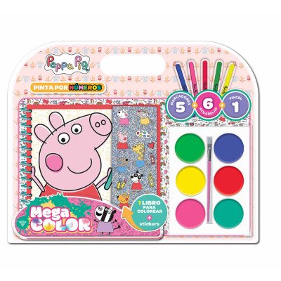 Blister Mega color doble Peppa Pig Editorial Vértice