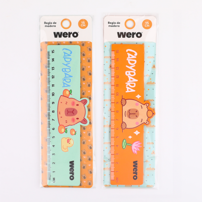 Regla de madera Capibara x unidad Wero