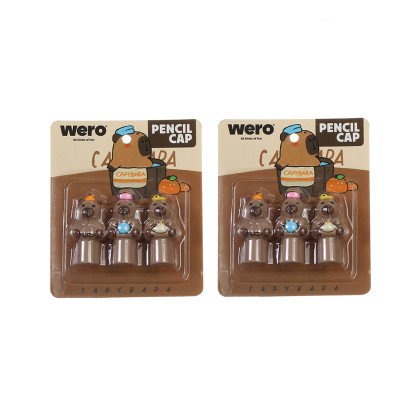 Capuchón para lápices x 3 unidades Capibara Wero