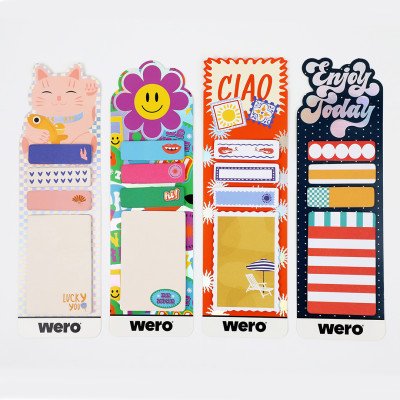 Sticky Notes Enjoy/lucky/be nice/ciao Wero