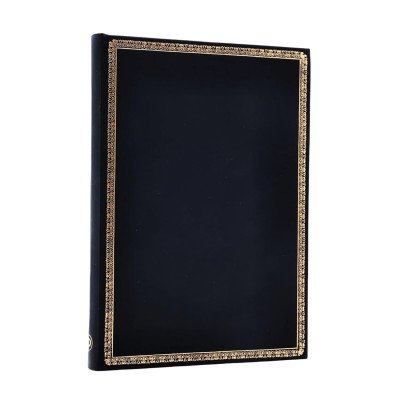 Cuaderno Negro Clasico Midi Rayado Paperblanks