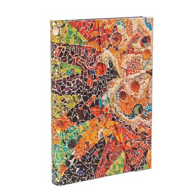 Cuaderno Sol de Gaudi Mosaicos de Gaudi Midi Rayado Paperblanks