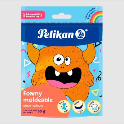 Masa foamy moldeable x 50 grs piel Pelikan
