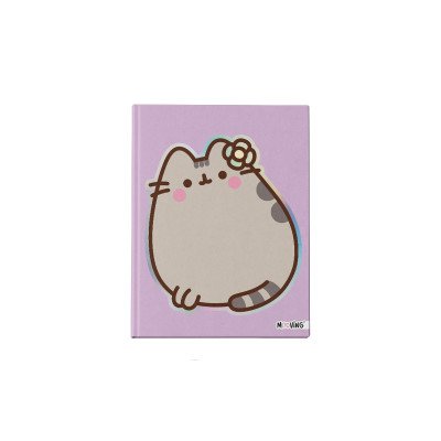 Cuaderno 16x21 cm cosido tapa flexible Pusheen x48 hojas rayado Mooving