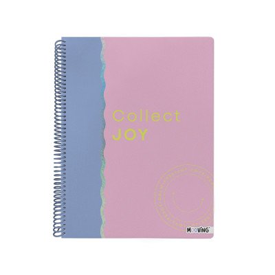 Cuaderno con espiral A4 tapa flexible Pastel Block I x80 hojas cuadriculado Mooving