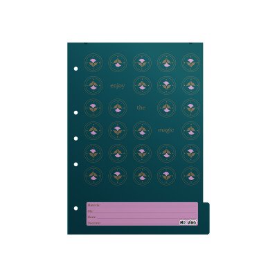 Separadores A4 Boho x6 materias Mooving