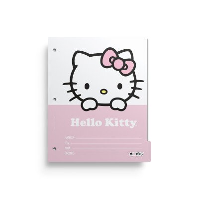 Separadores N°3 Hello Kitty x6 materias Mooving