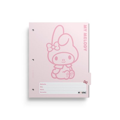 Separadores N°3 My Melody x6 materias Mooving