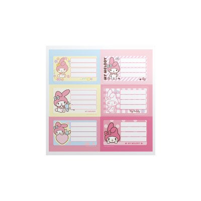 Etiquetas My Melody x12 unidades Mooving
