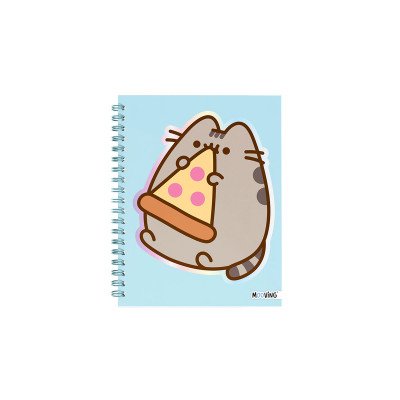 Cuaderno 16x21 cm con espiral tapa dura Pusheen I x 80 hojas rayado Mooving
