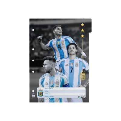 Separadores A4 AFA x6 materias Mooving