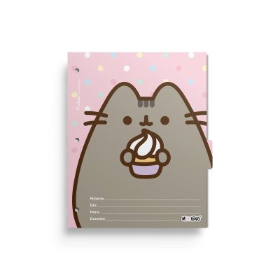Separadores Nº 3 Pusheen x6 materias  Mooving