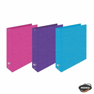 Carpeta 3 anillos 40 mm Brillos Shine Rideo