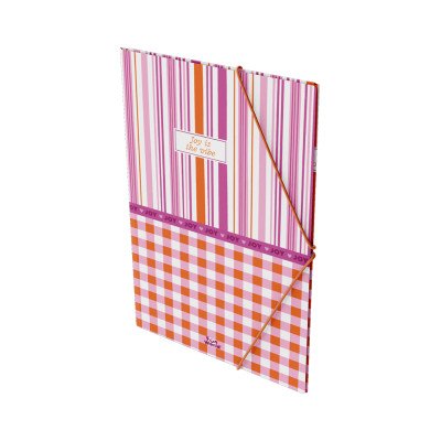 Carpeta Oficio 3 Solapas Colorblock con elástico FW