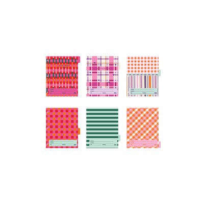 Separadores N°3 Fun Colorblock para 6 materias FW