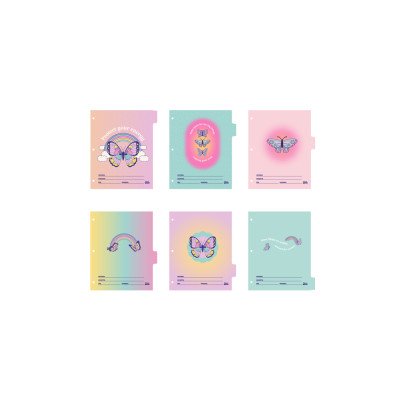 Separadores N°3 Colorfull para 6 materias FW