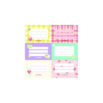 Etiquetas Fresh blíster x12 unidades FW